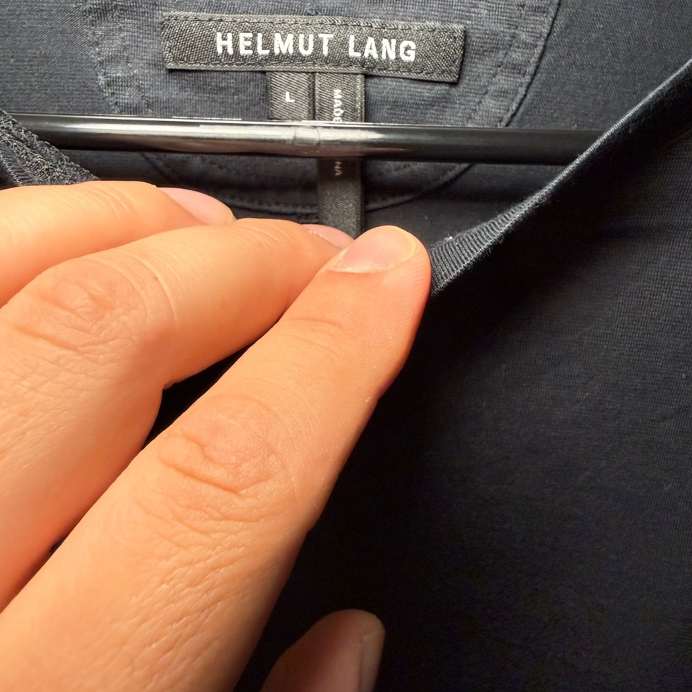 Helmut Lang Midnight Black Tee